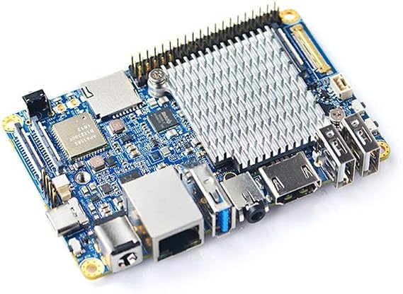 NanoPC-T4 RK3399 ARM Dual-Display Mini PC LPDDR3 RAM 4GB Gbps Ethernet,Support Android 8.1 and Lubuntu 16.04, AI Project