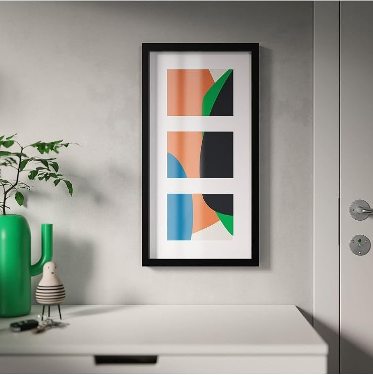 Ikea Rödalm Siyah Çerçeve, Siyah, 55X28 Cm