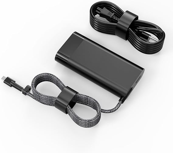 110W USB-C with USB-A AC Charger Compatible with HP Spectre x360 15-b1000 15-b1099 15t-b1000 15-bl112dx 15-b100na 15-bl012dx 15-bl020nd TPN-CA24 TPN-DA24 M52946-003 M52950-001 Power Adapter