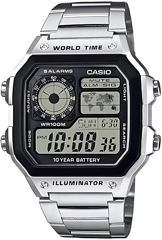 Casio Sports for men wristwatch digital quartz AE-1200WHD-1A