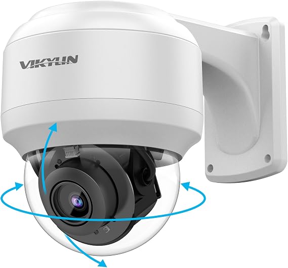 VIKYLIN 4K PTZ Outdoor Camera 8MP IP POE with 2-Way Audio,NDAA Compliant