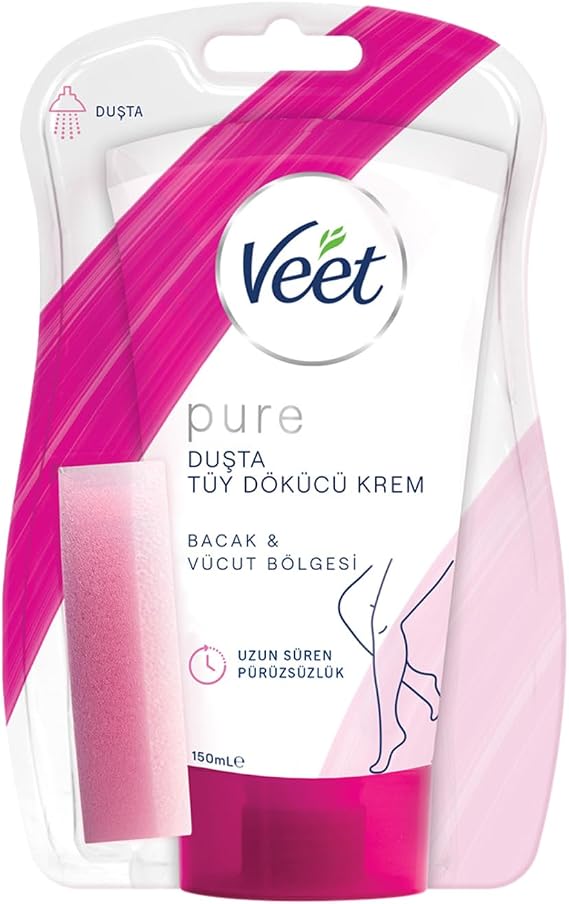 Veet Pure Hair Removal Cream in the shower 150 ml
