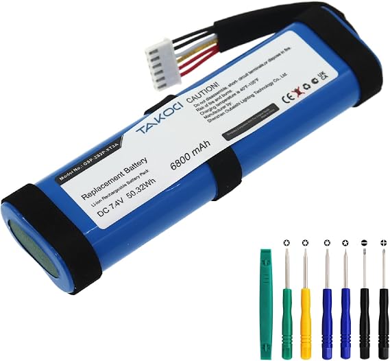 6800mAh Replacement Battery for Xtreme 3 Wireless Bluetooth Speaker, fits Part no GSP-2S2P-XT3A
