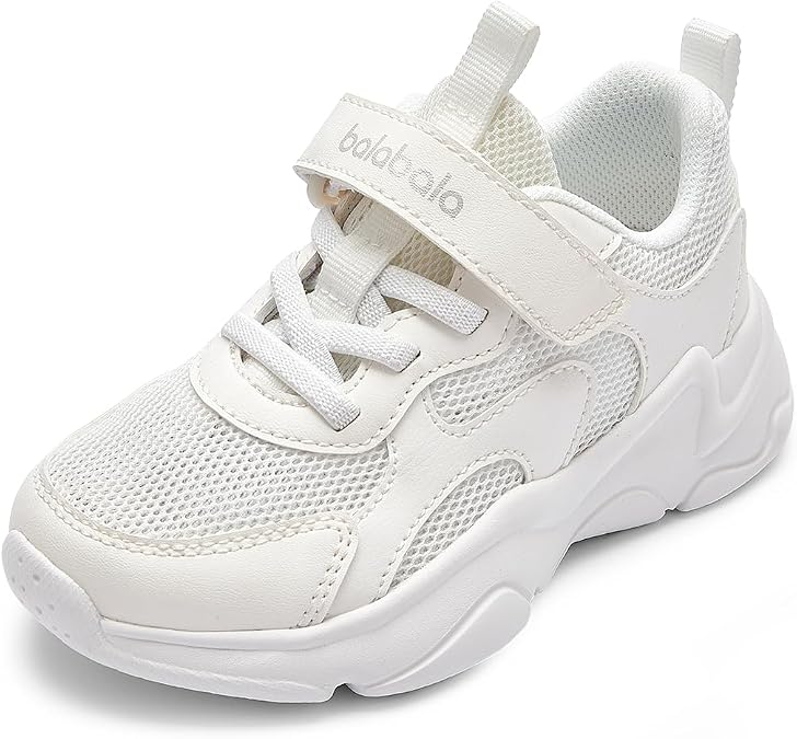 Balabala Kids Boys Girls Sneakers Walking Shoes Breathable Athletic Sport Running Tennis Shoes