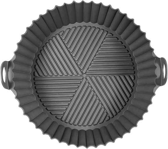 Korkmaz Airfryer Silikon Pişirme Kabı Siyah
