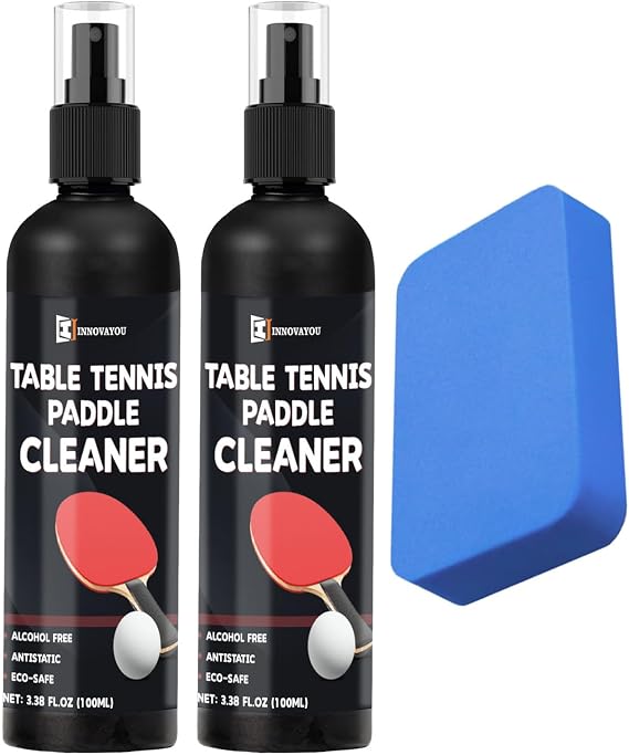 200 ml Table Tennis Cleaning Set Eliminate Dirt & Dust Table Tennis Bat Cleaning Set Helps Keep the Racket Rubber Sticky and Extends Its Life