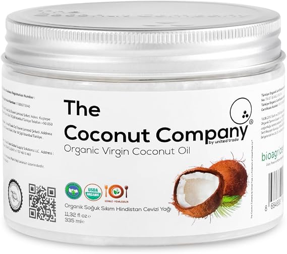 Organic Coconut Oil Cold Pressed 335 ml