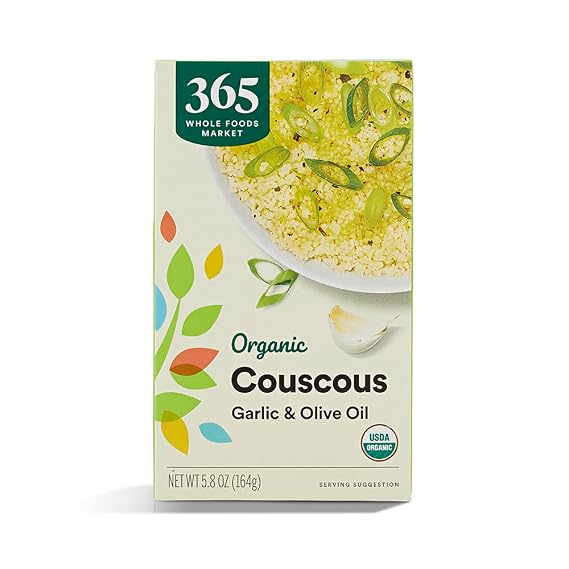 365 by Whole Foods Market, Organic Garlic And Olive Oil Couscous, 5.8 Ounce
