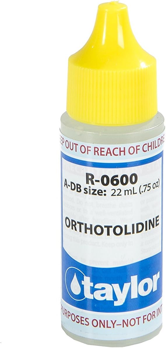 Taylor Replacement Reagents R-0600-A-DB Orthotolidine - 3/4 Ounces