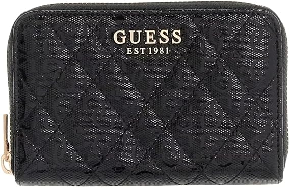GUESS Isemay SLG Medium Zip Wallet Black