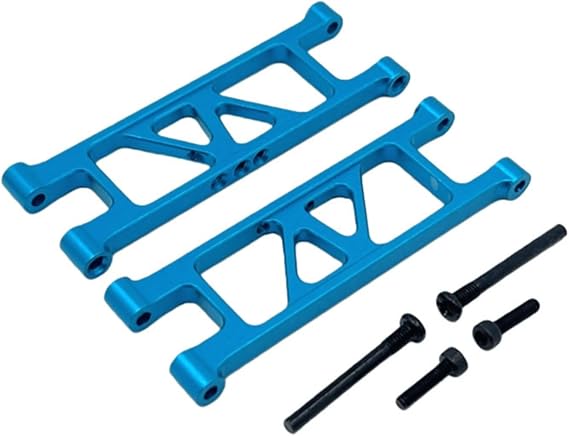 Milageto 2 Pieces Rc Rear Shock rm Rear Lower Arm Direct Replacement, Sky Blue