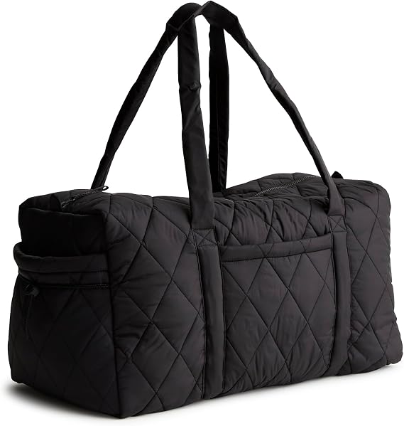 Vera Bradley Women's Featherweight Large Original Duffel Bag Carry-On Travel & Gym Bag Moonless Night, 58L