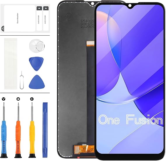 for Motorola Moto One Fusion Plus Screen Replacement for Moto One Fusion Plus LCD XT2067-2 XT2067-3 XT2067-1 XT2067 LCD Display Touch Screen Digitizer Full Assembly Kit with Tools (Black)