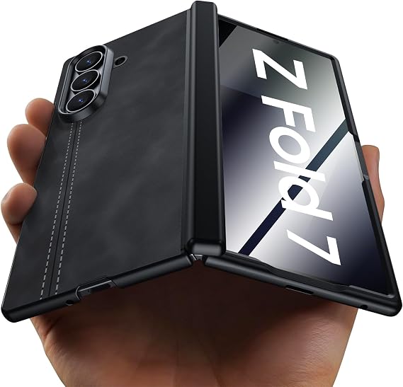 for Samsung Galaxy Z Fold 7 Case with Privacy Screen Protector