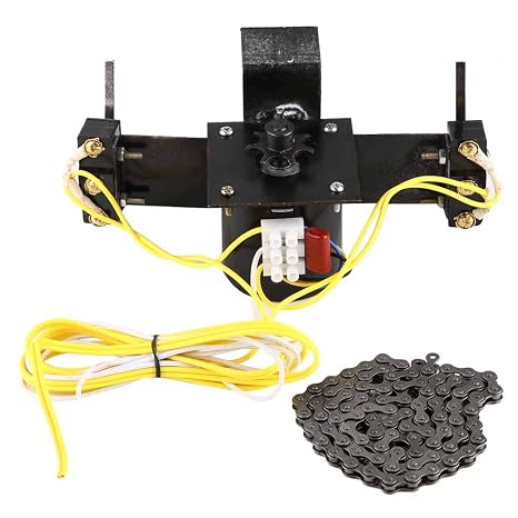 220v Egg Turner Motor, Industrial Automatic Incubator Accessories Egg Turning Motor System with 100cm Chain for Egg Hatching Accessory