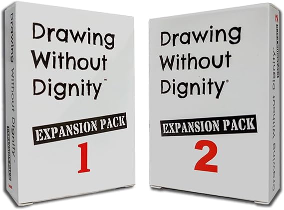 Drawing Without Dignity: Expansion Packs 1 & 2 | The Twisted Funny Adult Party Game Version of The Classic Drawing Game