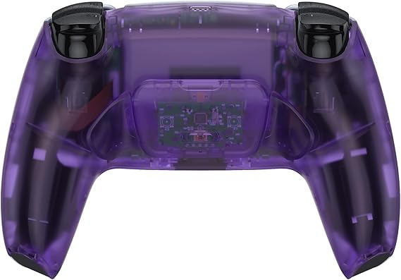 eXtremeRate Clear Atomic Purple Back Paddles Programable Rise 2.0 Remap Kit for PS5 Controller BDM-010 020, Upgrade Board & Redesigned Back Shell Buttons Attachment for PS5 Controller - NO Controller