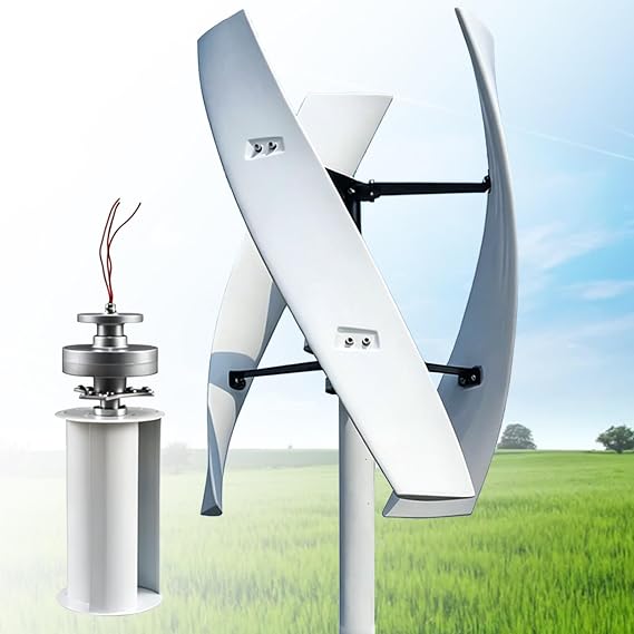 16000W/20000W Wind Turbine Vertical Wind Generator Kit, Wind Power Generator for Marine, RV, Home, Windmill Generator Suit for Hybrid Solar Wind System(20000W,220V)