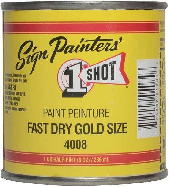 One Shot Fast Dry Gold Size Half Pint