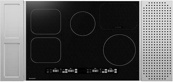 Sharp SCH3043GB 30 in. 4 Burner Induction Cooktop with Bridge Zone