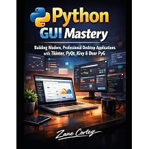 Python GUI Mastery: : Building Modern, Professional Desktop Applications with Tkinter, PyQt, Kivy & Dear Py