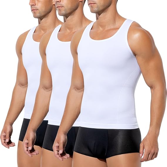 Arjen Kroos Mens Compression Shirts Body Shaper Tummy Control Tank Top