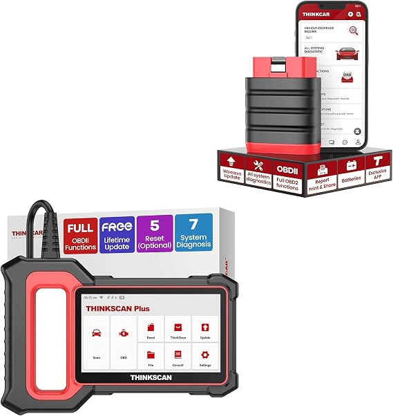 THINKSCAN Plus S7 +THINKDIAG MINI OBD2 Scanner Bluetooth
