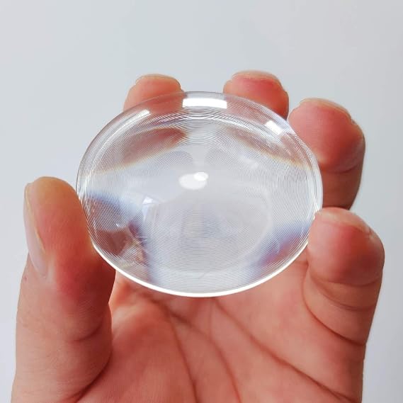 Six Seasons 5-Pack Fresnel Lens 50mm(1.97") Focal Length 28mm Acrylic Fresnel Magnifier for Solar Project,Equipment Lens,Visual Education (Focal Length 28mm)