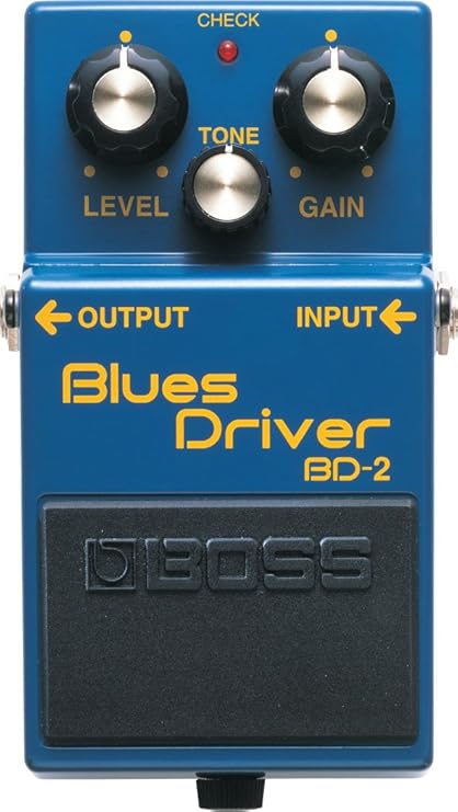 BOSS BD-2 Blues Driver Guitar Effects Pedal, Blue