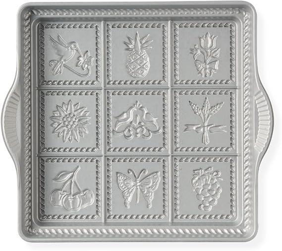 Nordic Ware Cast Aluminum English Shortbread Pan