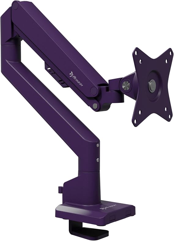 Arozzi Alzare Neo Gas Spring Monitor Arm Purple