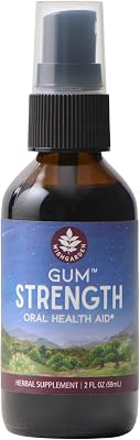 WishGarden Herbs Gum Strength Oral Health Aid - Natural Oral Gum Rinse Supplement for Adults with Myrrh & Usnea, Gum Health Mouthwash Supports Healthy Inflammatory Response and Oral Microbiome, 2oz