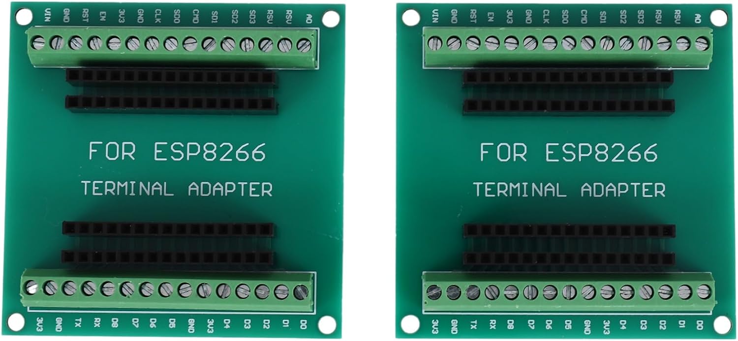2pcs ESP8266 Breakout Board GPIO1 to 2 Development Board for ESP8266 ESP-12E Node MCU