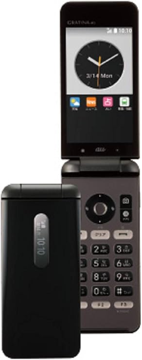 Kyocera Kyocera au GRATINA 4G KYF31 Feature Phone, Black