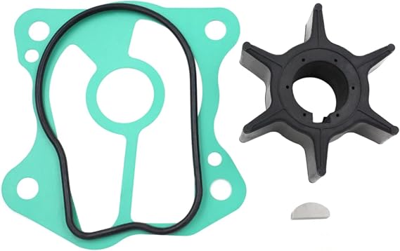 06192ZV7 Water Pump Impeller Kit for Honda 4 Stroke 20 25 30 HP Outboard, Compatible with Honda BF25 BF30 Motors 06192ZW2 06192ZV7000 06192ZV7010