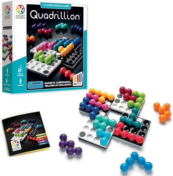 SmartGames Quadrillion: Magnetic Logic Puzzle Game for All Ages 7+