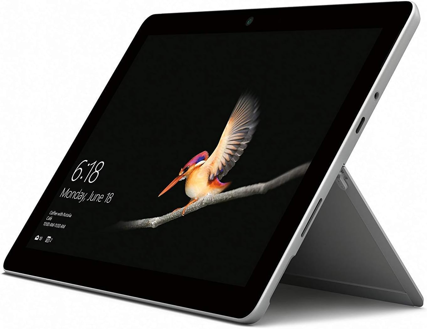 Microsoft Surface Go 10 PixelSense Display  Windows 10 Home S mode  7th Generation Intel® Pentium® Gold 4415Y  SSD 128GB  Memory 8GB  Office Home & Business 2019  Silver MCZ-00032