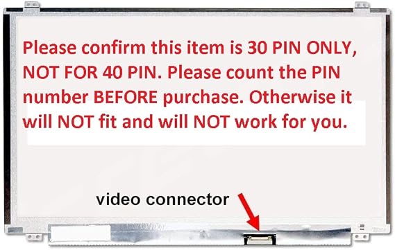 AUO Dell INSPIRON 15 3552 3558 3878 Series 15.6" HD LED LCD Screen eDP (Non Touch)