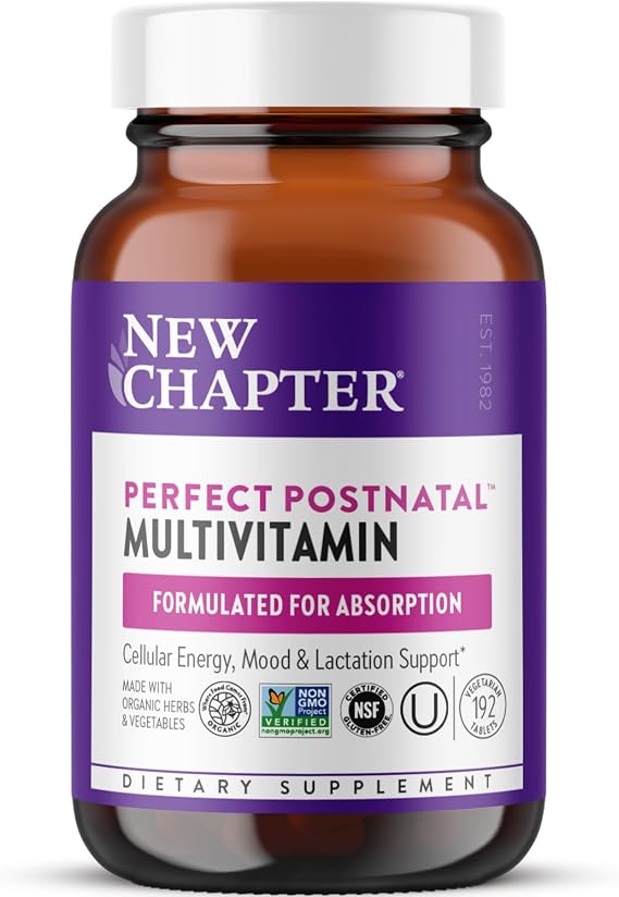 New Chapter Postnatal Vitamins Lactation Supplement, 192 Count