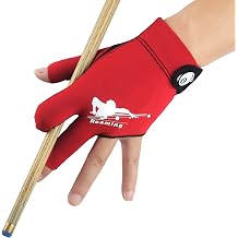 Roaming Quick-Dry Breathable Billiard Pool Gloves, Shooters Carom Snooker Cue Sport Glove Fits on Left or Right Hand Option