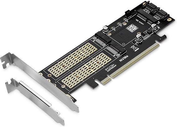 NGFF and MSATA SSD Adapter Card,M.2 NVME to PCIE/M.2 SSD to III/MSATA to Adapter for 2280/2260