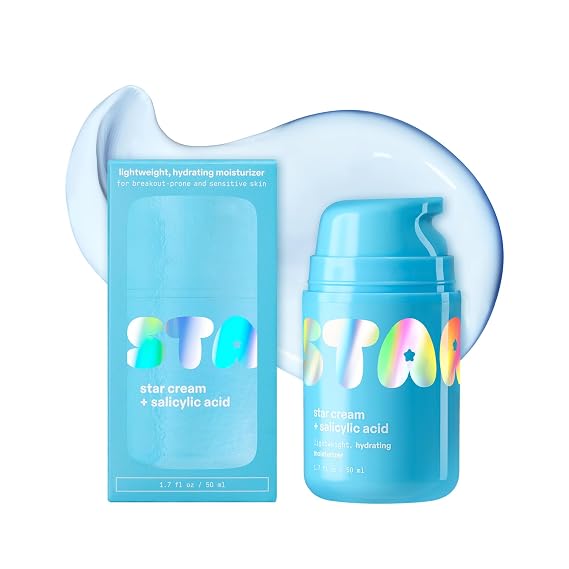 Starface Star Cream Blue Lightweight Face Moisturizer, 1.7 fl oz