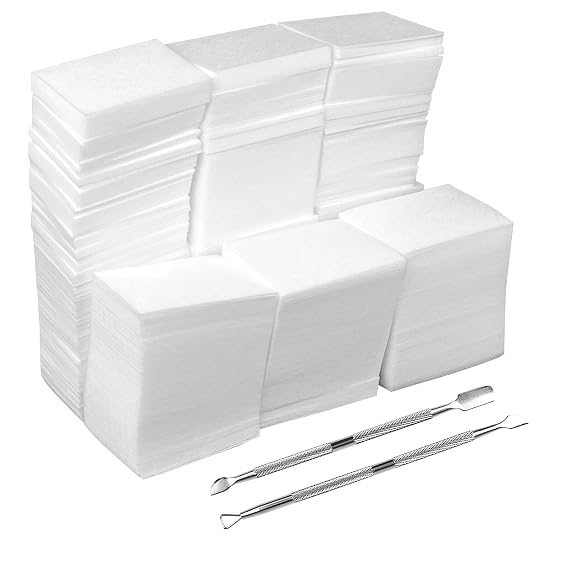 Eyxformula Lint Free Nail Wipes, 1000 PCS Gel Polish Remover Cotton Pads