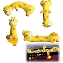 4PCS Mini Resin Giraffe Figurines Set, Adorable Desk Decorations and Cute Desk Accessories for Office Desk, Computer Monitor, Car Dashboard, Shelf, Indoor Festival Decor, Collectible Animal Ornaments
