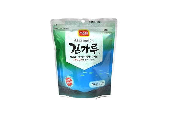 Shredded Seaweed Flakes 1.41 oz Premium Korean Seaweed, Double Roasted, Extra Crispy, High Seaweed Content, Versatile Pack Sizes