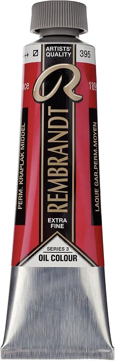 Royal Talens Rembrandt Artists' Oil Color, 40ml Tube, Permanent Madder Medium (01053952)