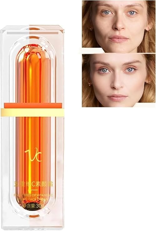 Five Vitamin C Moisturizing Brightening Cream, Deep Hydration Makeup Cream, VC Light Make up Face Cream, Vitamin C Cream for Face, Hydrating Beauty Face Cream (1pcs)