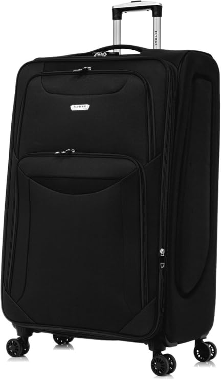FLYMAX Cabin Carry on Flight Bag Approved Hand Luggage Case Hold Suitcase 55x35x20 Fits Ryanair Easyjet Jet 2 56x45x25