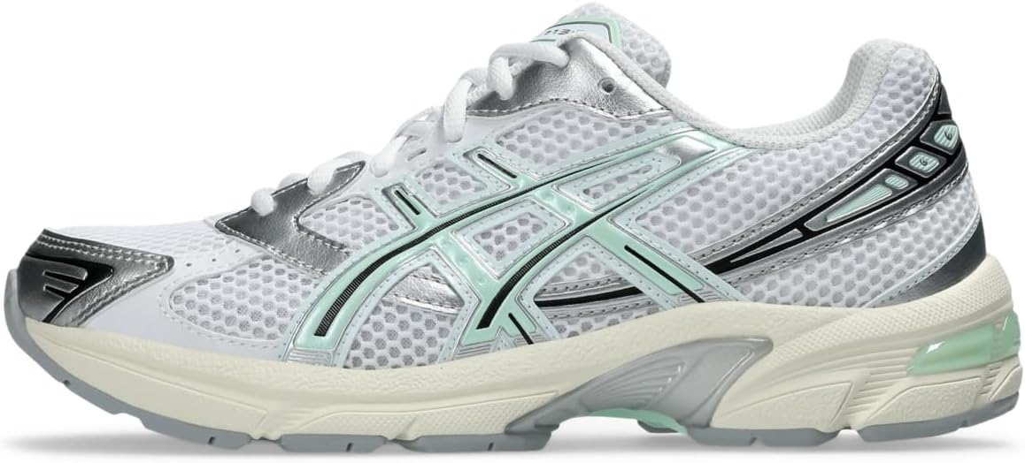ASICS Women's GEL-1130 SPORTSTYLE Shoes, 8.5, WHITE/MINT TINT