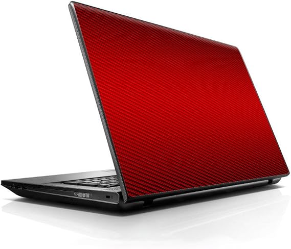 15 15.6 inch Laptop Notebook Skin Vinyl Sticker Cover Decal Fits 13.3" 14" 15.6" 16" HP Lenovo Apple Mac Dell Compaq Asus Acer/Red Carbon Fiber Graphite